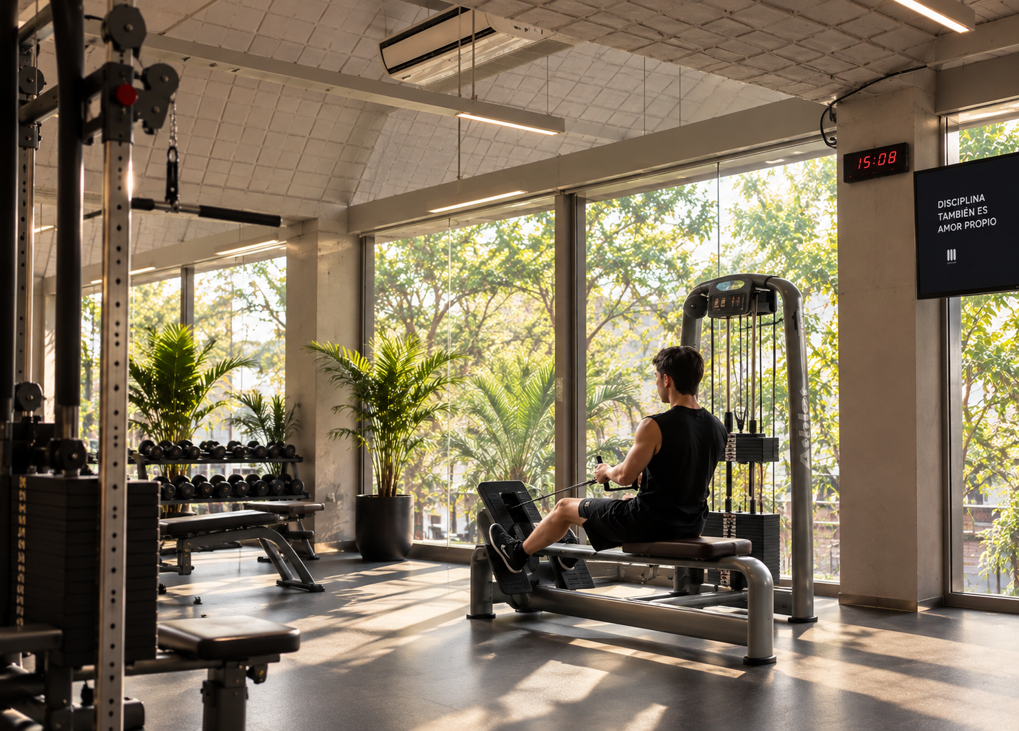 Sala de musculación del club